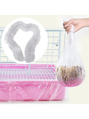 10Pcs/Set Rabbit Cage Liners Disposable Large Plastic Mat Fi