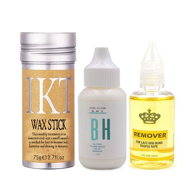 Hair wax stick  bold hold lace glue For Men's toupee/bobo wi