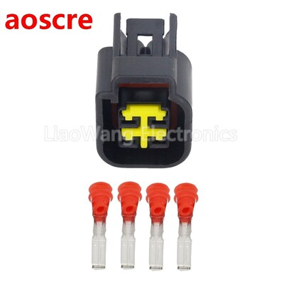 4 hole jacket waterproof car car connector female connector