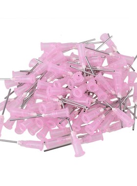18Ga Pink 1'' Plastic Stuck Connector Stainless Steel Dispen