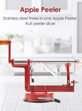 VKTECH Stainless Steel 3 in 1 Apple Peeler Fruit Peeler Slic