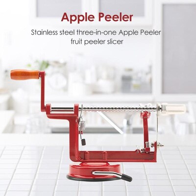 VKTECH Stainless Steel 3 in 1 Apple Peeler Fruit Peeler Slic