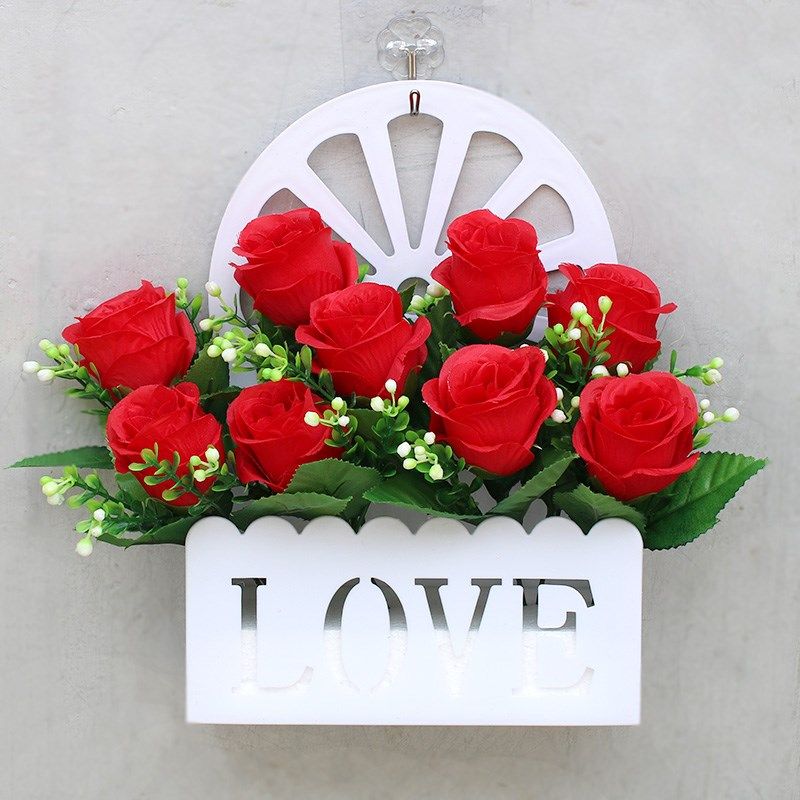 small and pure and fresh ornament on the wall to hang the