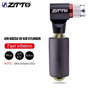 MTB Bike CO2 Inflator Bicycle Tire Pump with Sleeve Replacem