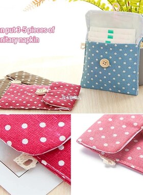 Cartoon Travel Outdoor Bags Sanitary Napkin Bag Purse Sanita