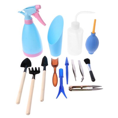 14pcs Mini Garden Hand Tools Transplanting Tools Succulent T