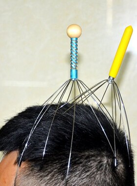 1 Anti-stress Tens Pain Relief Octopus Head Scalp Neck Stres