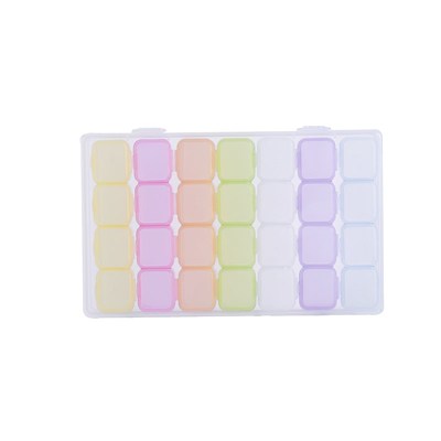 Transparent plastic jewelry boxes monolayer with cover stud