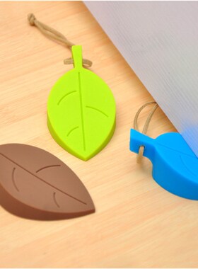 eTya 1PCS Cute Cartoon Silicone Leaf Style door stopper Hold