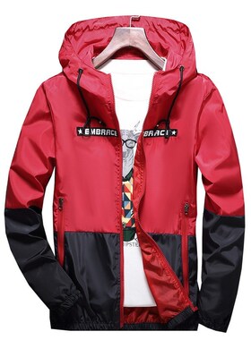 New Spring Autumn Bomber Hooded Jacket Men Casual Slim Patch