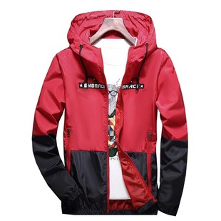 New Spring Autumn Bomber Hooded Jacket Men Casual Slim Patch