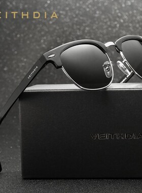 VEITHDIA Retro Unisex Aluminum Magnesium Mens Sunglasses Po