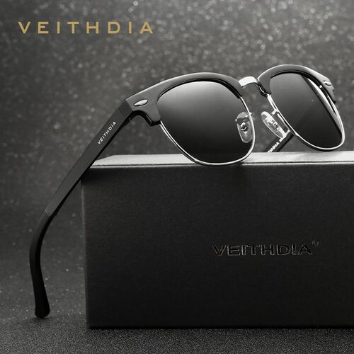 VEITHDIA Retro Unisex Aluminum Magnesium Mens Sunglasses Po