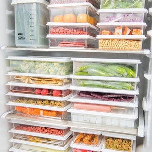 Food Box Storage Dumpling Refrigerator Container Plastic Org