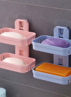 Soap Dishes Box Wall Zeep Houder Shower Soap Tray Holder for