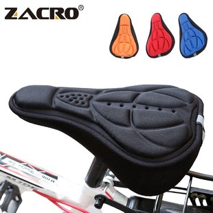 Bicycle Saddle 3D Soft Bike Seat Cover Comfortable Foam Seat