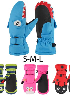 1 Pairs Toddler Kid Baby Boys Girls Mittens Ski Gloves