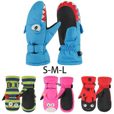 1 Pairs Toddler Kid Baby Boys Girls Mittens Ski Gloves