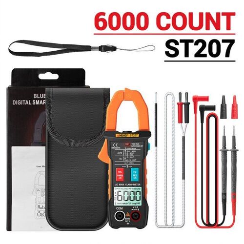 Digital  Multimeter Clamp Meter 6000 Count True RMS DC/AC Vo