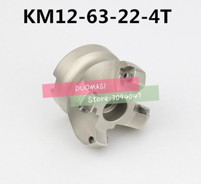 KM12 63-22-4T 45 Degree Shoulder Face Mill Head CNC Milling