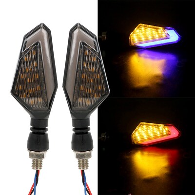 2Pcs/set Moto Accessories Motorbike Blinker Signal Lamp Moto