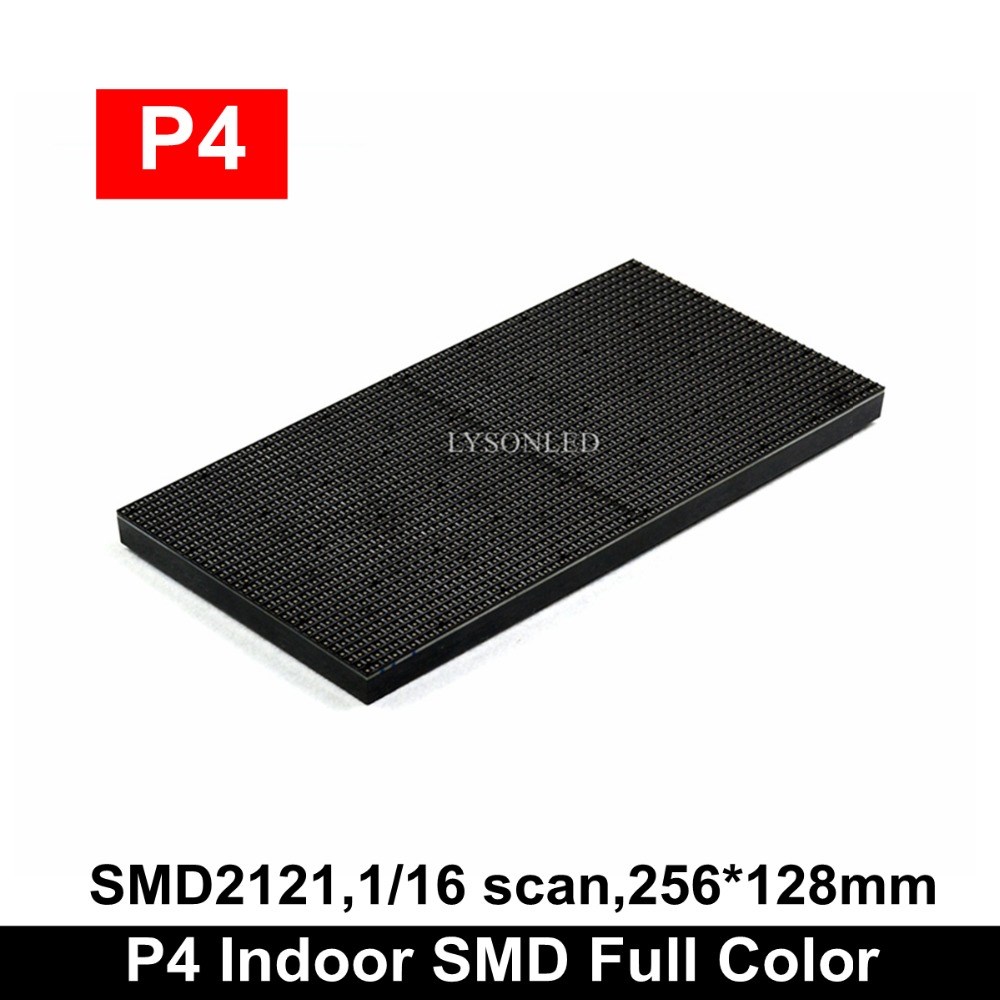 P4 Indoor RGB LED Matrix 64x32 Pixels Video Display Full Col