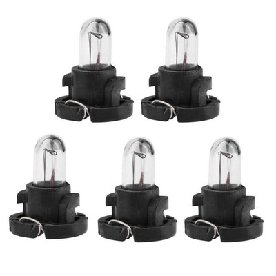 5pcs T4 12V Car Auto Interior Instrut Light Bulbs Dashboard