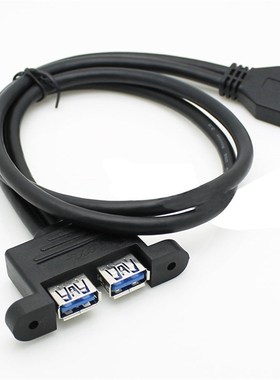 2  USB 3.0 A Type Female to Mboard 20 Pin Header M
