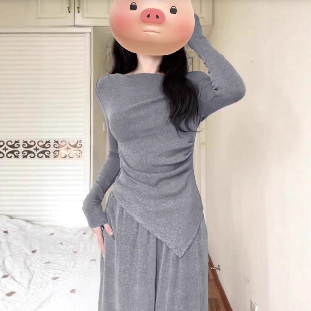 新款秋季穿搭套装年针织上衣裤子两件套感搭配一整套女装时尚套装