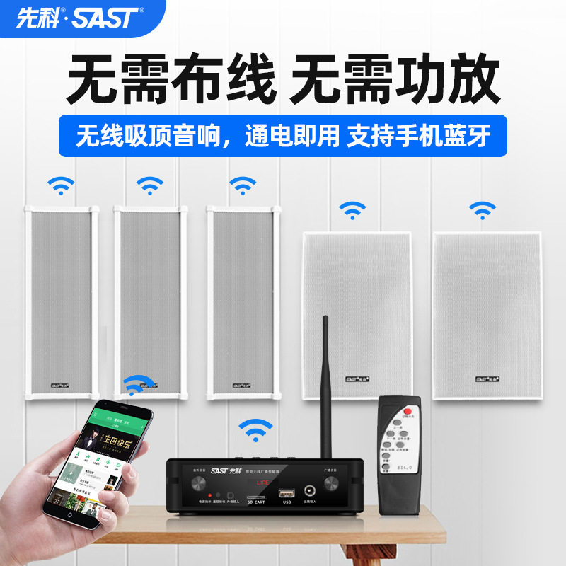 先科无线蓝牙家用壁挂音