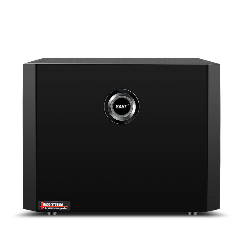 先科木质家庭影院客厅台式电脑音响无源超重低音炮电视音箱家用5.