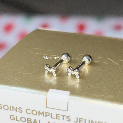 超小号纯银耳骨钉养耳