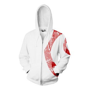 Anime peripheral 3D sweater zipper jacket 动漫周边3d拉链外套