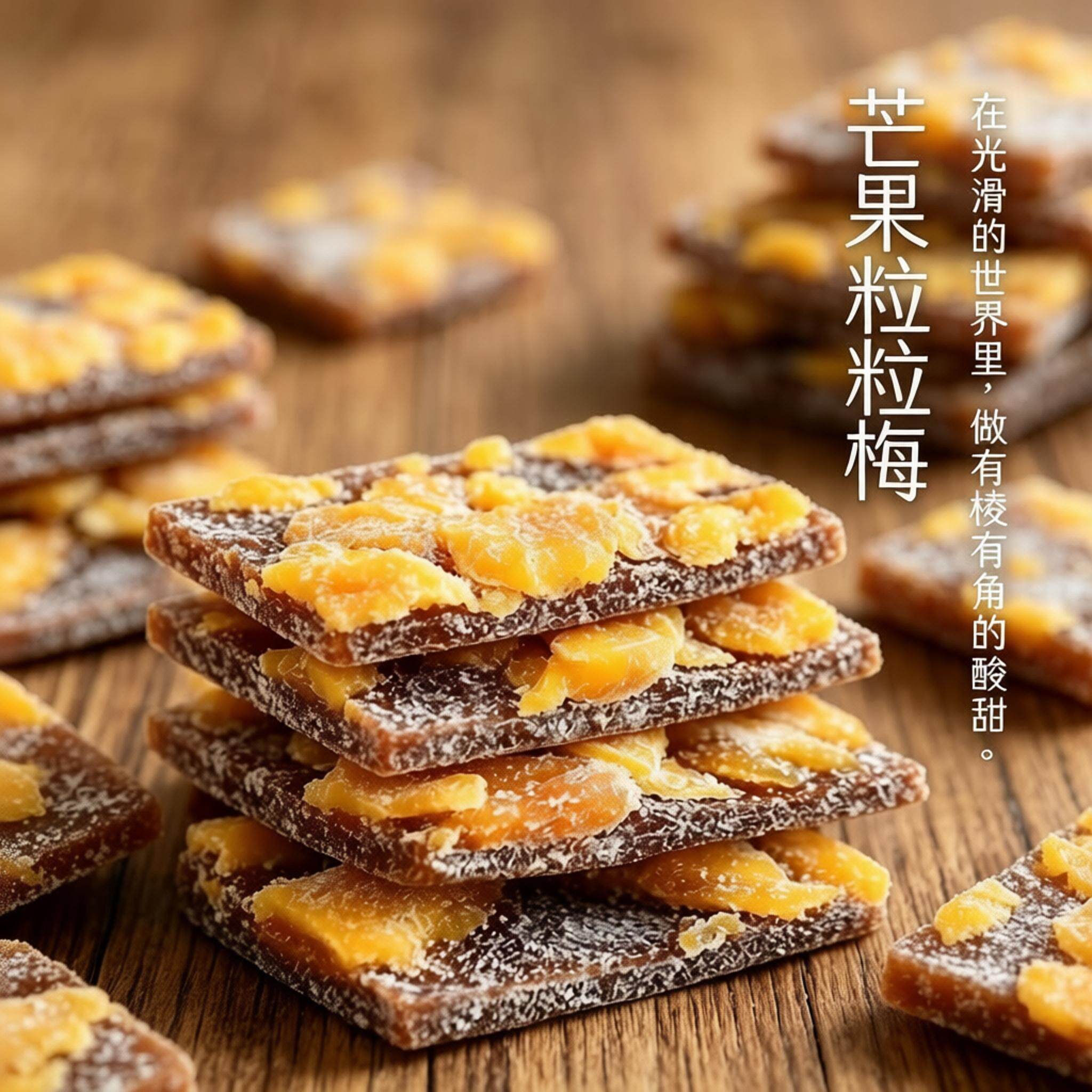 粒粒芒梅 大颗芒果梅片 梅子小零食果干蜜饯梅有芒果梅干休闲小吃