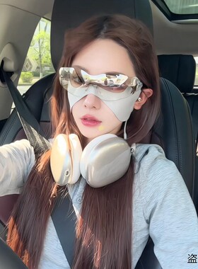 蝴蝶挂耳开车防晒面罩运