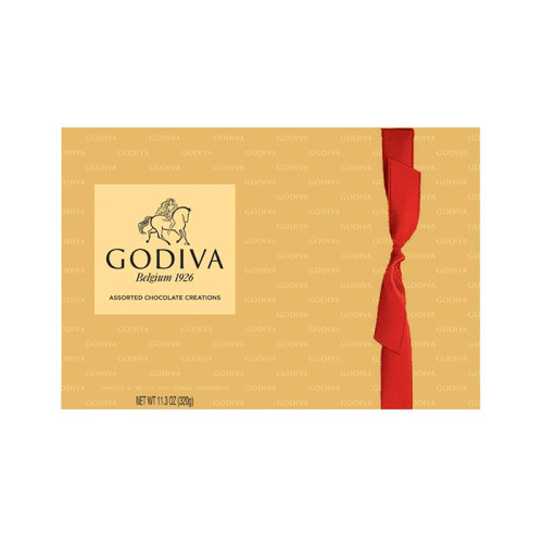 GODIVA歌帝梵夹心巧克力混合口味金色礼盒装320g（到26年9月30）