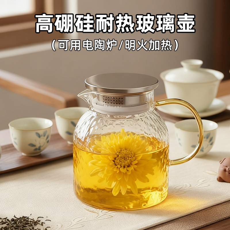 【茶具榜】各类玻璃煮茶壶铁壶