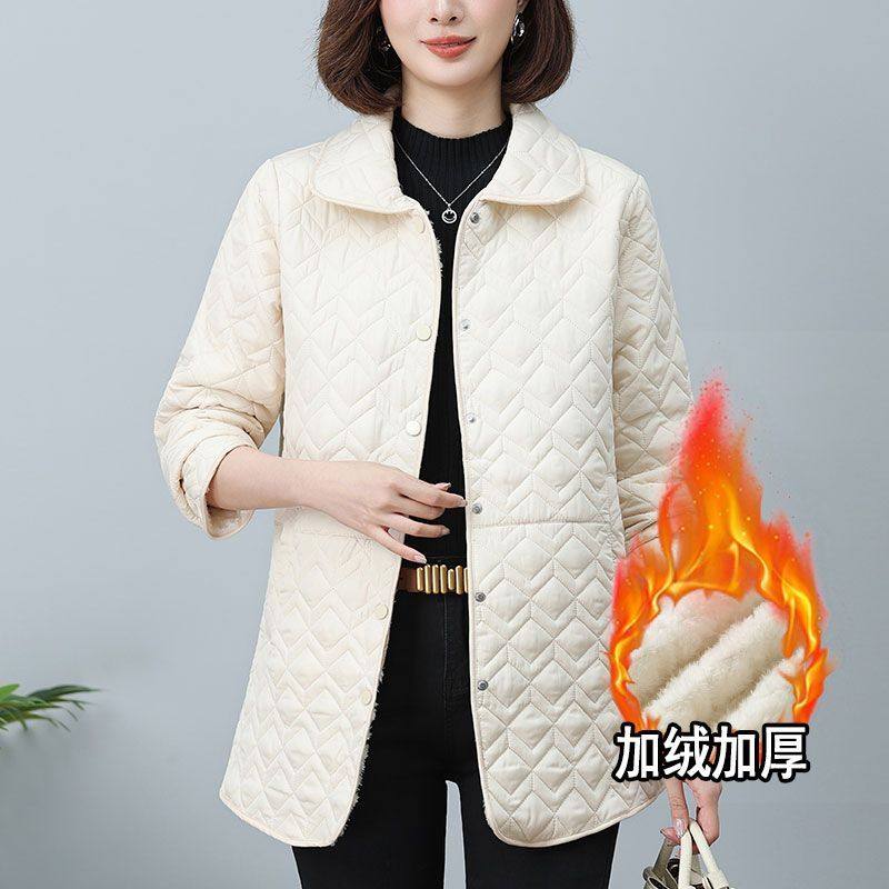 大码加绒棉服女2025新款宽松遮肉显瘦秋冬中年妈妈棉衣棉袄外套女,女装/女士精品,棉衣/棉服,淘宝优惠券,粉丝福利购,淘宝优惠卷