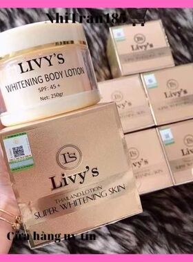 kem duong trang da body livy s whitening body LS身体乳250g.