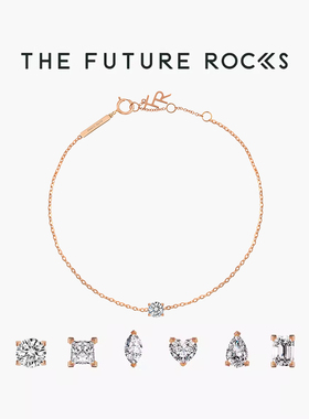 TFR 高光时K系列手链定制18K金培育钻石手链