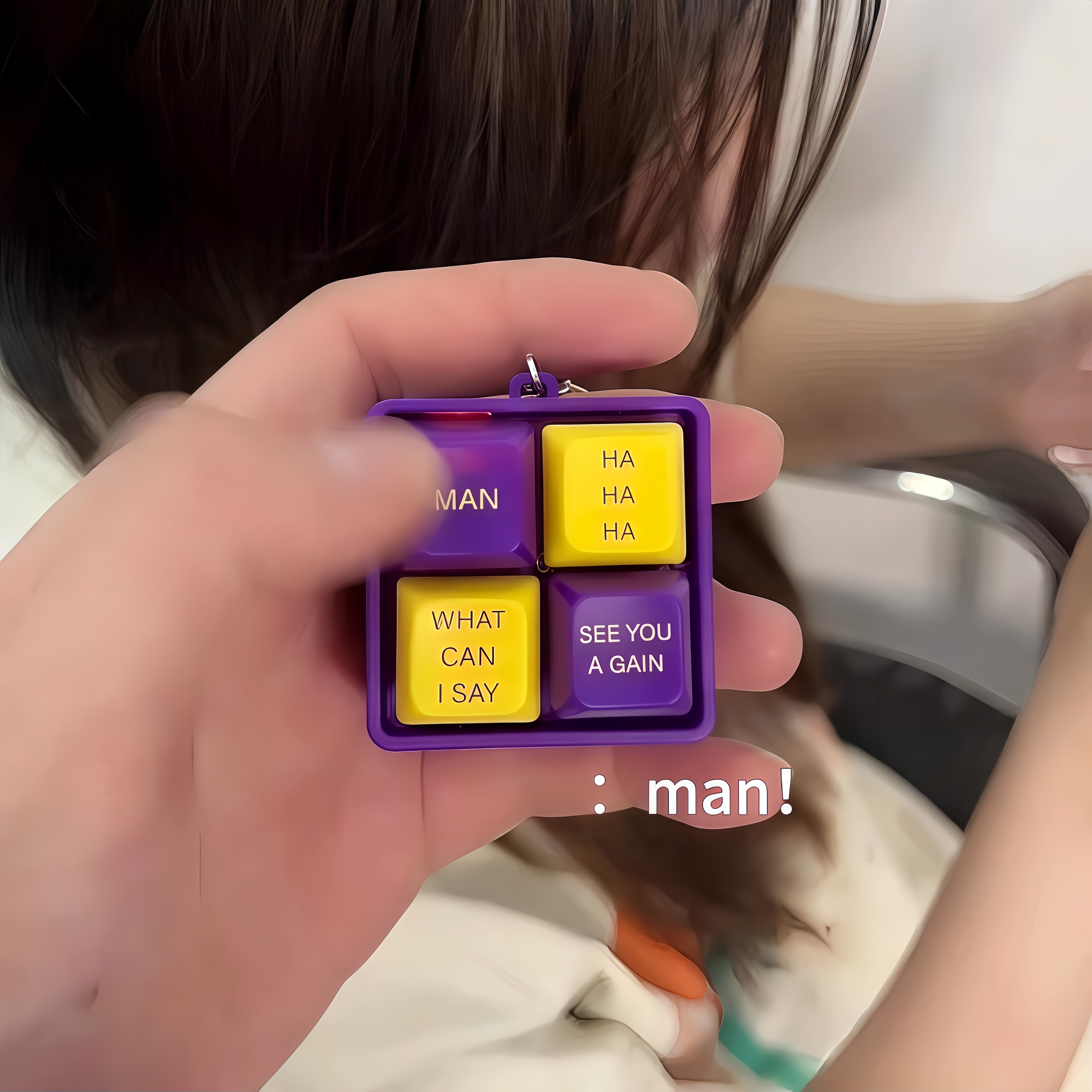 科比发声发光创意钥匙扣