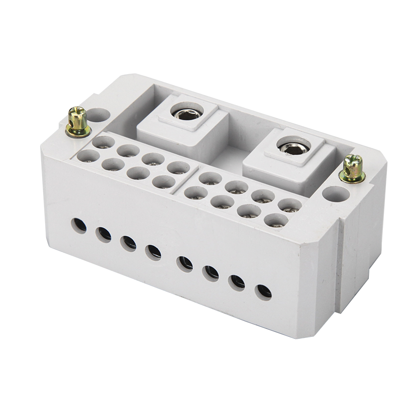 电线分线盒一进多出大功率连接器2进8出自升式分路端子纯铜大电流