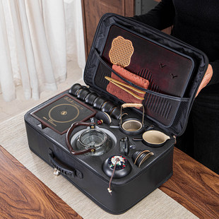 车载户外围炉煮茶便携式 电陶炉家用养生壶功夫茶具 套装