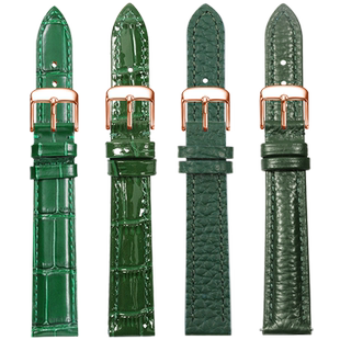 适用华为gt4表带watch手表gt3女款4智能gt2女士pro女watchgt新款绿色gt4真皮41高级gt1专用42mm牛皮表链女生