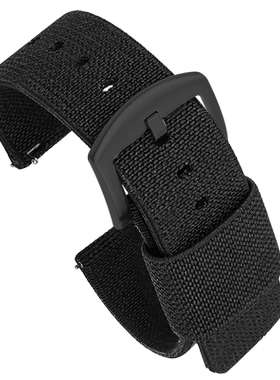 适用华为GT3/GT4/2 pro尼龙帆布表带watch4pro new智能手表非凡大师46mm男款GT1运动/天梭/天王/阿玛尼替换带