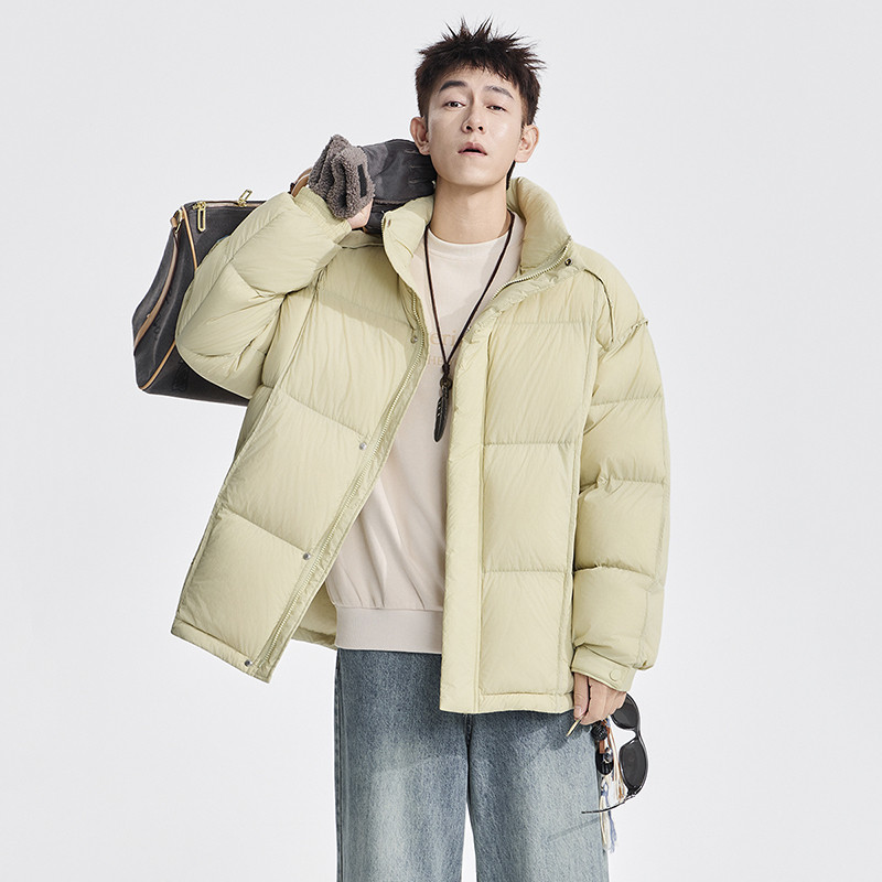 2025新款冬季加厚保暖羽绒服男女同款宽松休闲百搭面包服外套