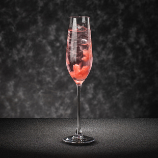 高颜值鸡尾酒杯笛形香槟杯 创意高脚甜酒气泡酒杯 特调冷饮酒杯子