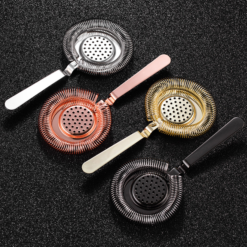 04不锈钢酒吧专业调酒滤冰器隔冰