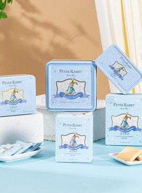波特小姐比得兔白色巧克力送恋人曲奇夹心饼干草莓味零食伴手礼品