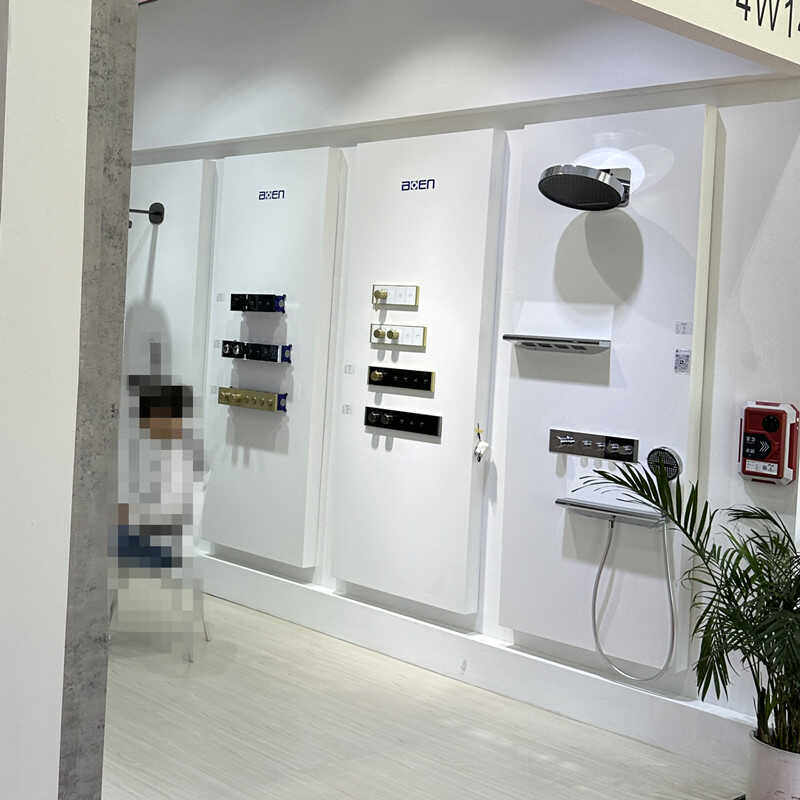 龙头花洒展示板展架卫浴烤漆挂板展柜花洒暗装淋浴龙头展示架展板